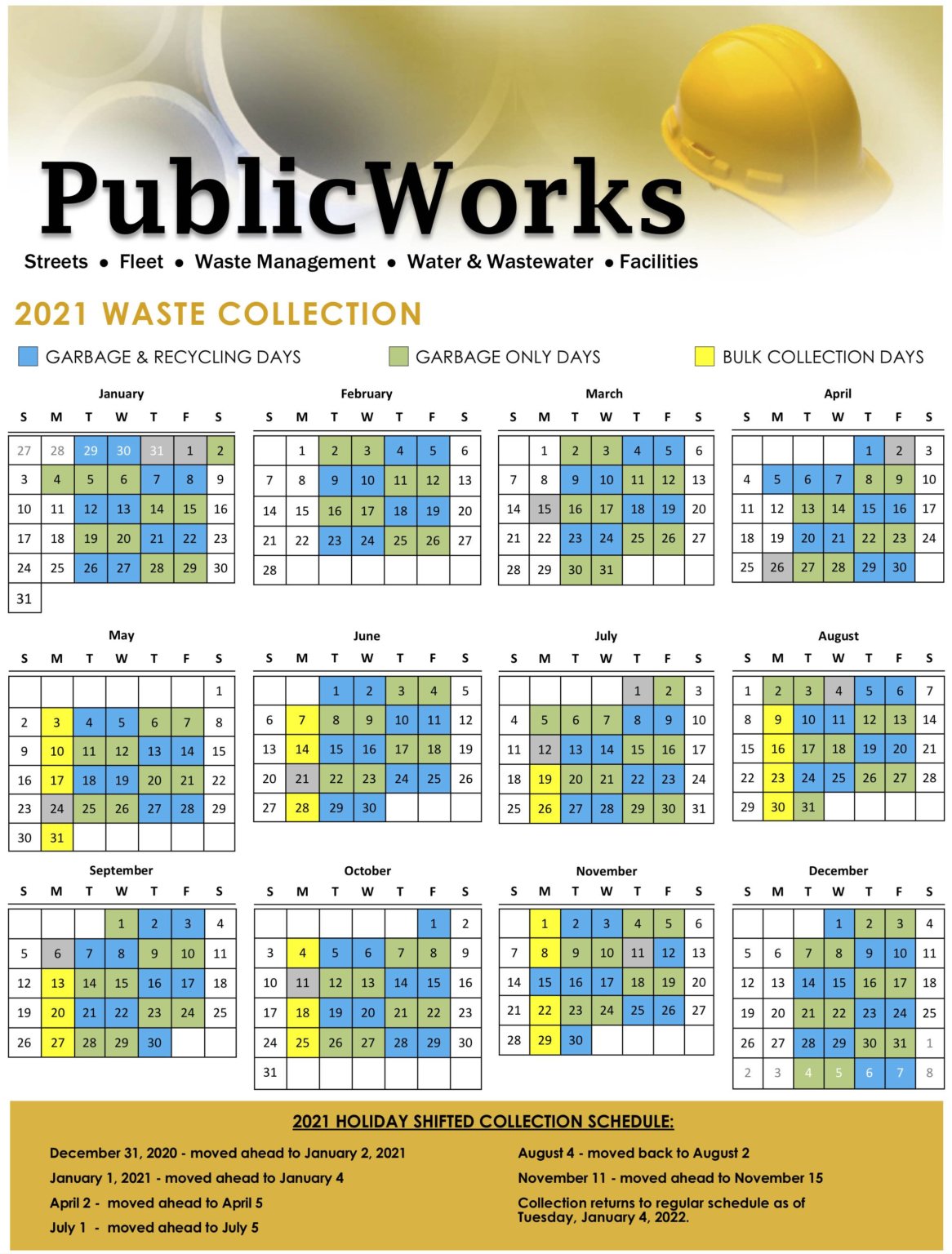 Waste Collection Change for July 1st, 2021 | Town of Portugal Cove – St. Philips