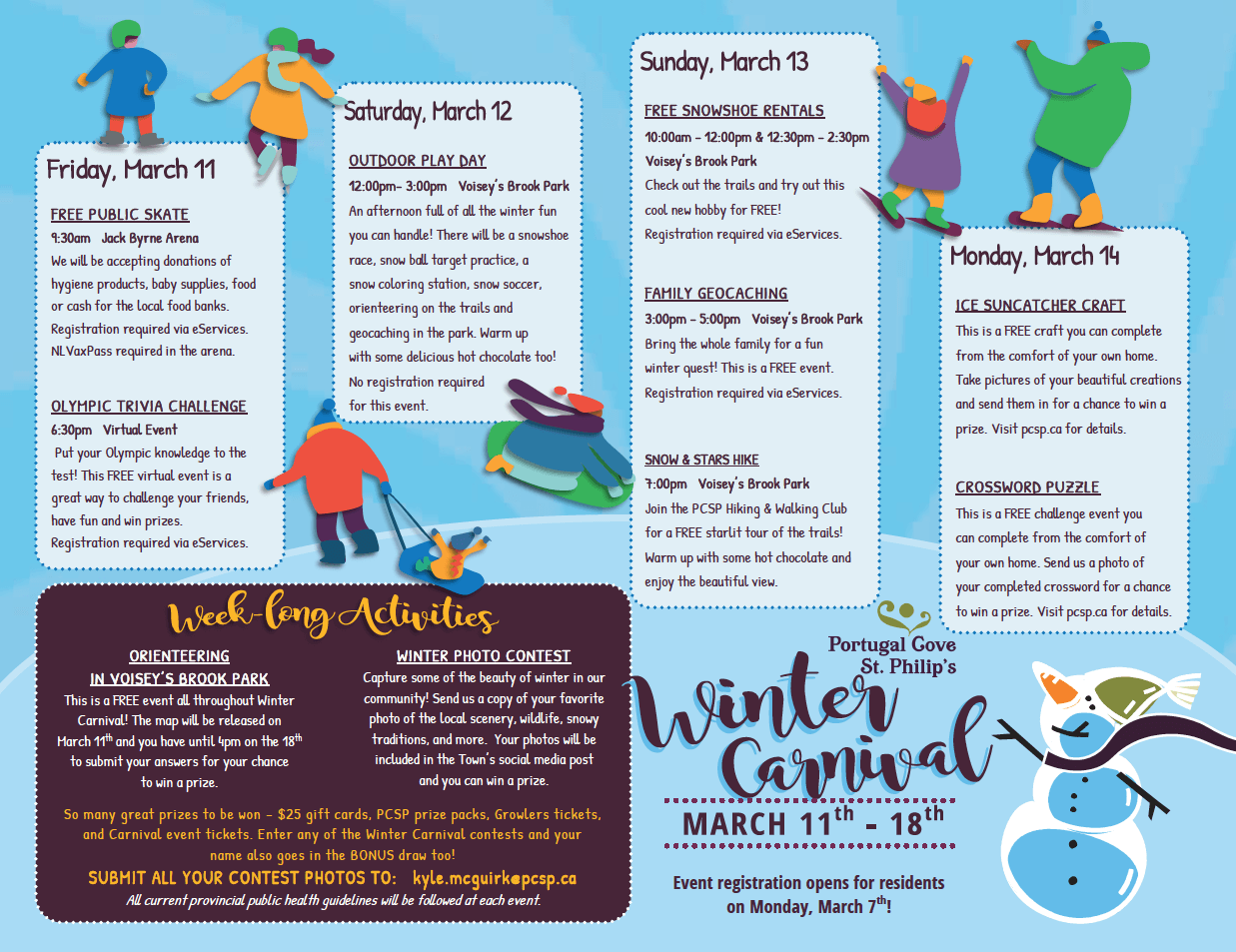 Winter Carnival Week Kicks Off Today! | Town of Portugal Cove – St. Philips